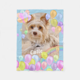 Animaliskt sällskapsbatong fleecefilt