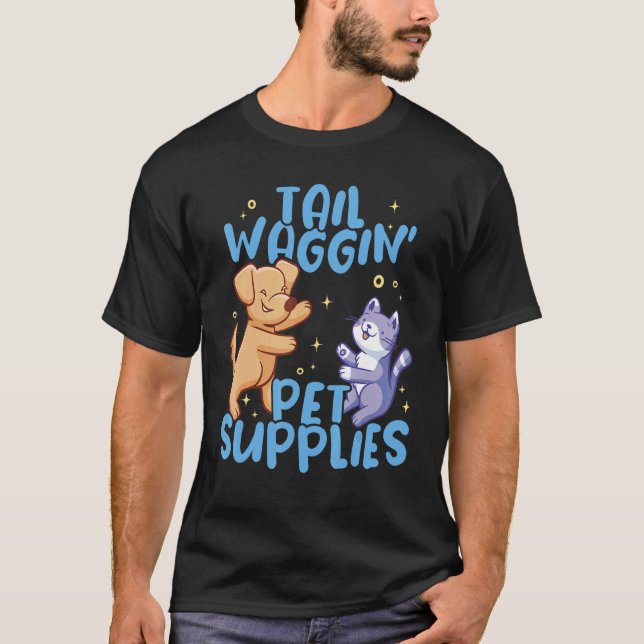 Animaliskt sällskapsdjursfoder Svan wagginu2019 T Shirt (Framsida)