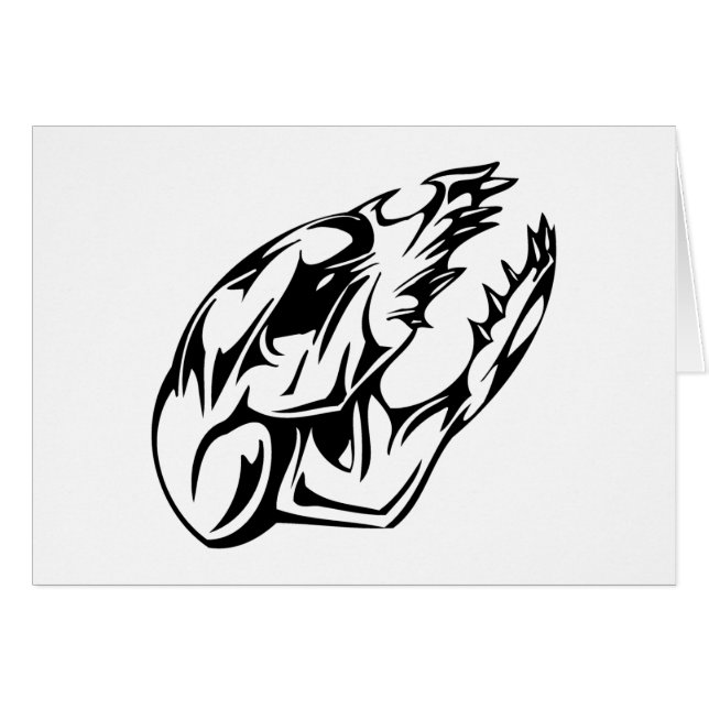 Animaliskt skal hälsningskort (Framsidan Horizontal)