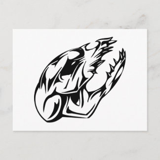 Animaliskt skal vykort