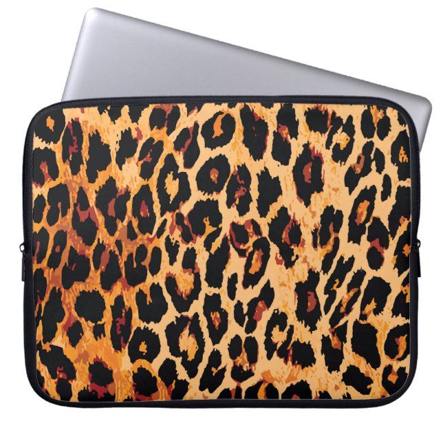 Animaliskt skinn mönster sömlöst. laptop fodral (Framsidan)