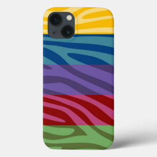 Animaliskt utskrift Skin Zebra Retro Colorful Möns