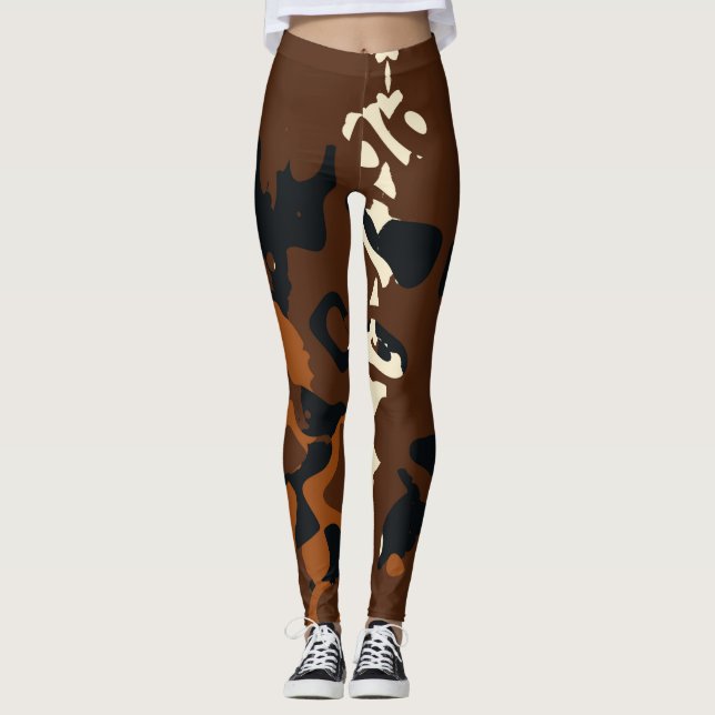 Animalistisk Leggings (Framsida)