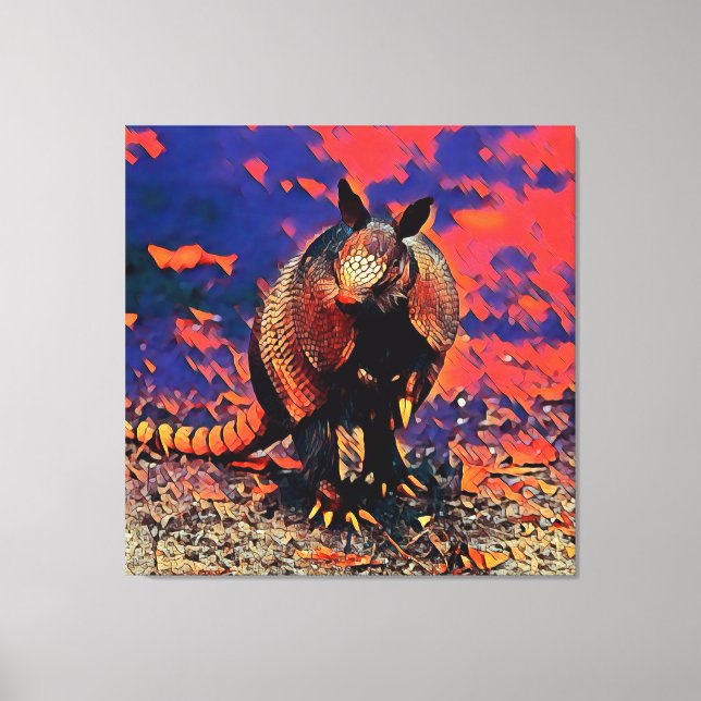 AnimalMix_Armadillo_001 Canvastryck (Framsida)