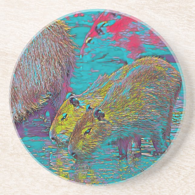 AnimalMix_Capybara_005 Underlägg (Framsidan)