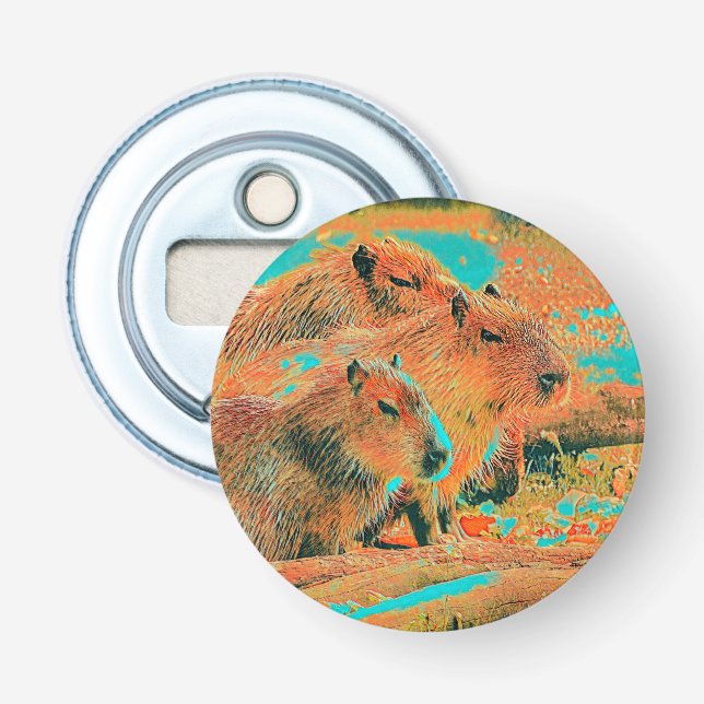 AnimalMix_Capybara_006 Flasköppnare (Framsidan)