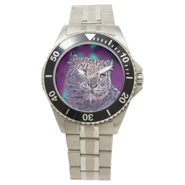 AnimalMix_Leopard_003 Armbandsur (Framsida)