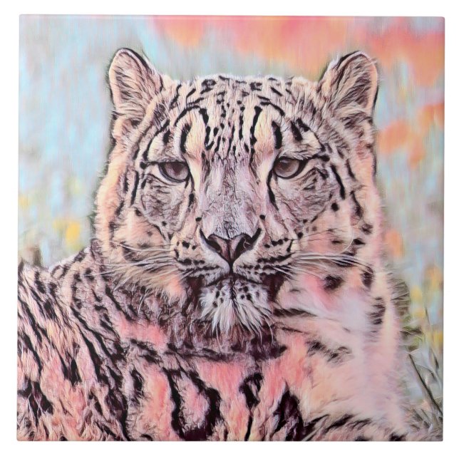 AnimalMix_Leopard_008 Kakelplatta (Framsidan)