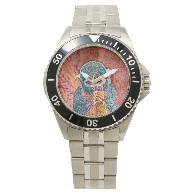 AnimalMix_Monkey_001 Armbandsur (Framsida)