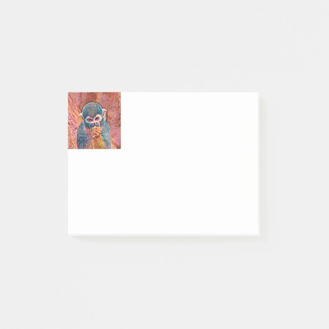 AnimalMix_Monkey_001_by_JAMColors Post-it Block (Framsida)