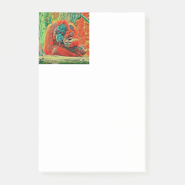 AnimalMix_OrangUtan_008 Post-it Block (Framsida)