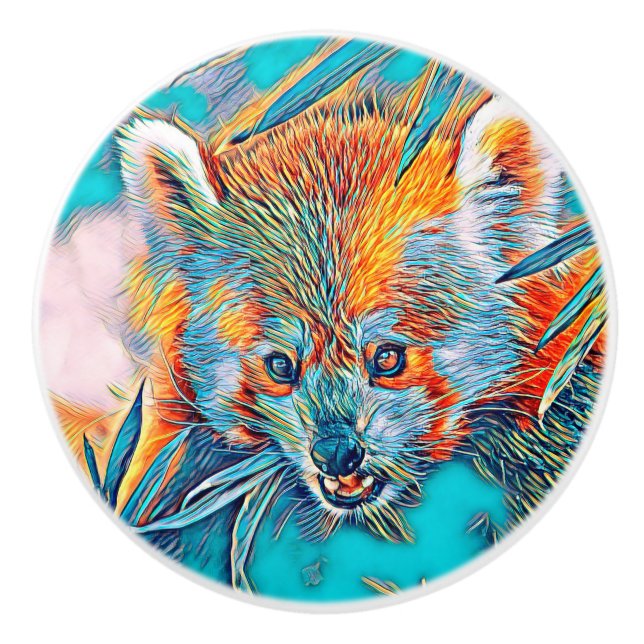 AnimalMix_RedPanda_001 Knopp (Framsidan)