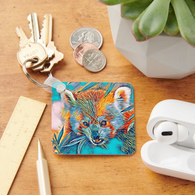 AnimalMix_RedPanda_001 Nyckelring (Skrivbord)