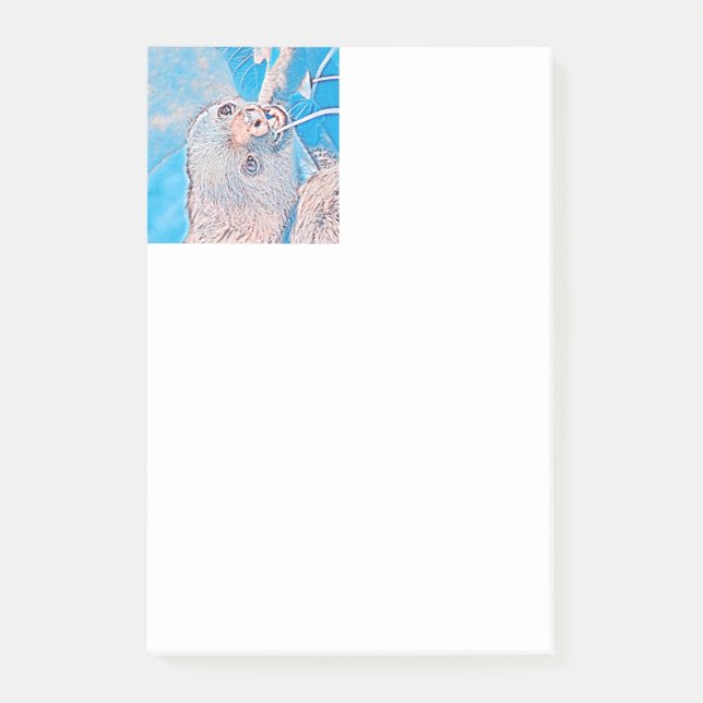 AnimalMix_Sloth_001 Post-it Block (Framsida)