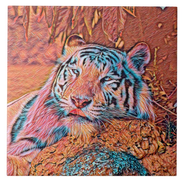 AnimalMix_Tiger_019_by_JAMColors Kakelplatta (Framsidan)