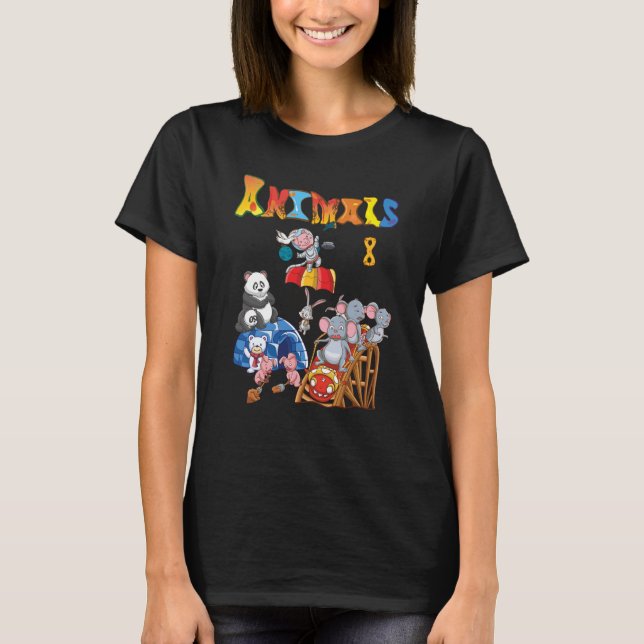 Animals 8 t shirt (Framsida)