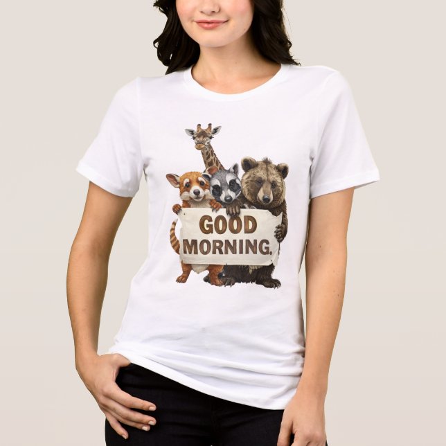 Animals, Good Morning, T Shirt (Framsida)
