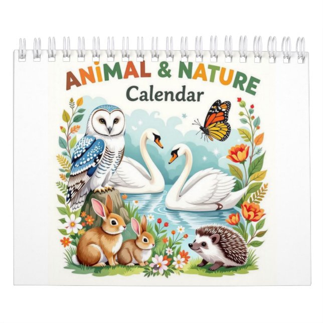 Animals nature Calendar Kalender (Omslag)