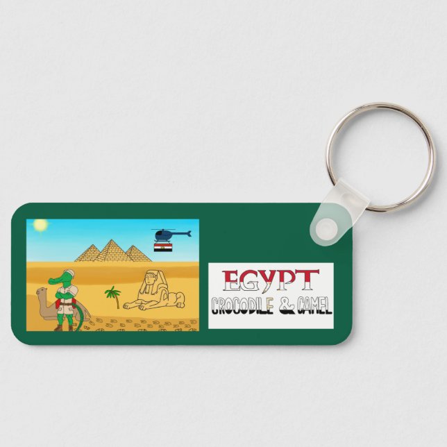 Animals of the World, Egypt: Crocodile & Camel Nyckelring (Framsida)
