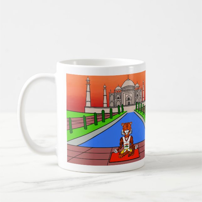 Animals of the World, India: Tiger Kaffemugg (Vänster)