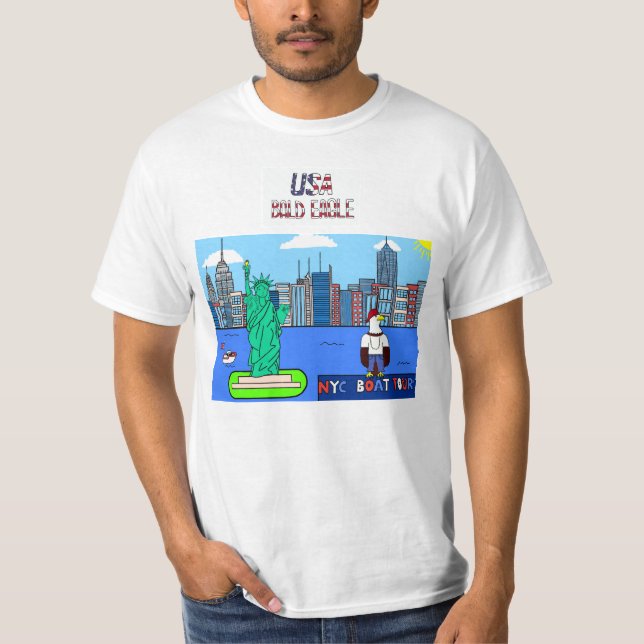 Animals of the World, USA: Bald Eagle T Shirt (Framsida)