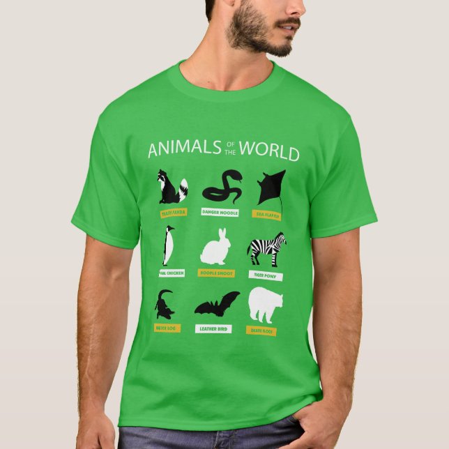 Animals Ofhe World Meme Rare Animals girl T Shirt (Framsida)