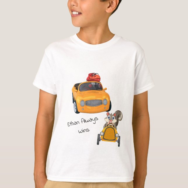 Animals Racing T Shirt (Framsida)