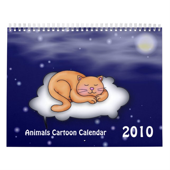 Animals Tecknad 2010-kalender Kalender (Omslag)
