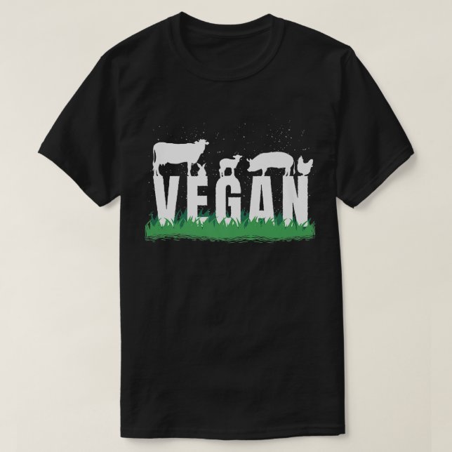 Animals Vegan T Shirt (Design framsida)