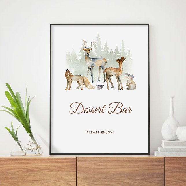 Animals Woodland Dessert Pub Sign Poster (Skapare uppladdad)