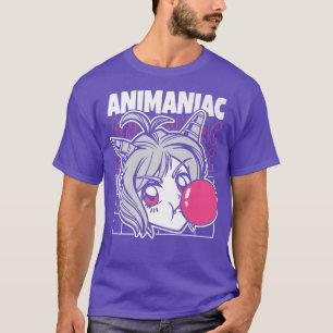 Animaniac Anime Japansk Otaku Lifestyle Cosplay P T Shirt