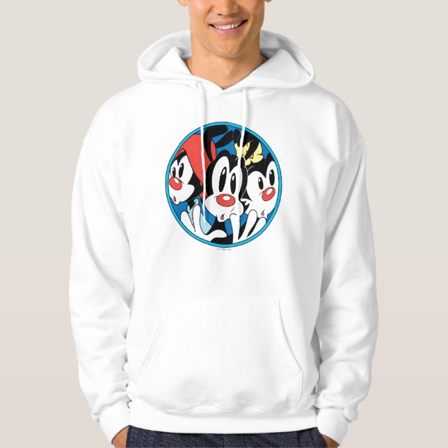 Animaniacs | Bild för tändarcirkel i Syskon Hoodie (Framsida)