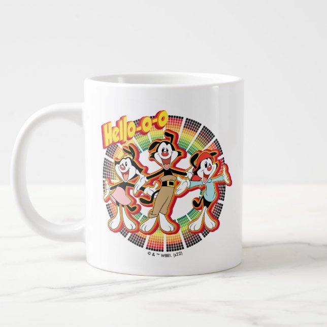 Animaniacs | Hej-o-Retro Equalizer Graphic Jumbo Mugg (Vänster)