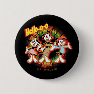 Animaniacs Hej-o-Retro Equalizer Graphic Knapp