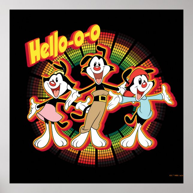Animaniacs | Hej-o-Retro Equalizer Graphic Poster (Framsidan)
