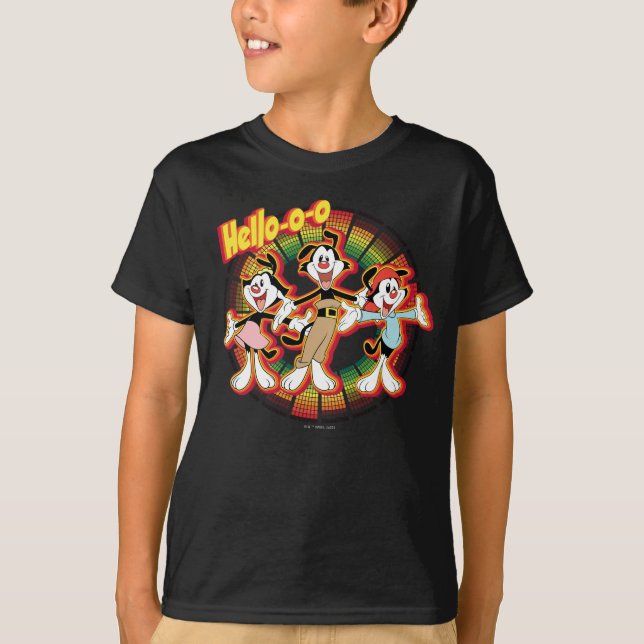 Animaniacs | Hej-o-Retro Equalizer Graphic T Shirt (Framsida)
