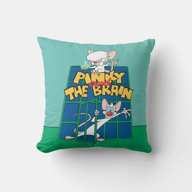 Animaniacs | Pinky and The Brain Bur Grafik Kudde (Framsida)