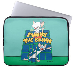 Animaniacs Pinky- och Brain Cage-grafik Laptop Fodral