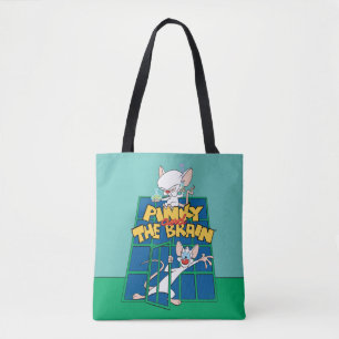 Animaniacs Pinky- och Brain Cage-grafik Tygkasse