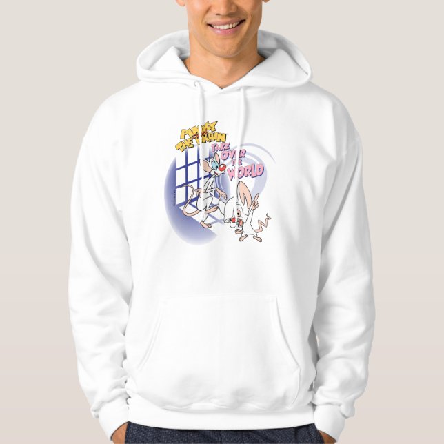 Animaniacs | Ta över världsgrafiken Hoodie (Framsida)