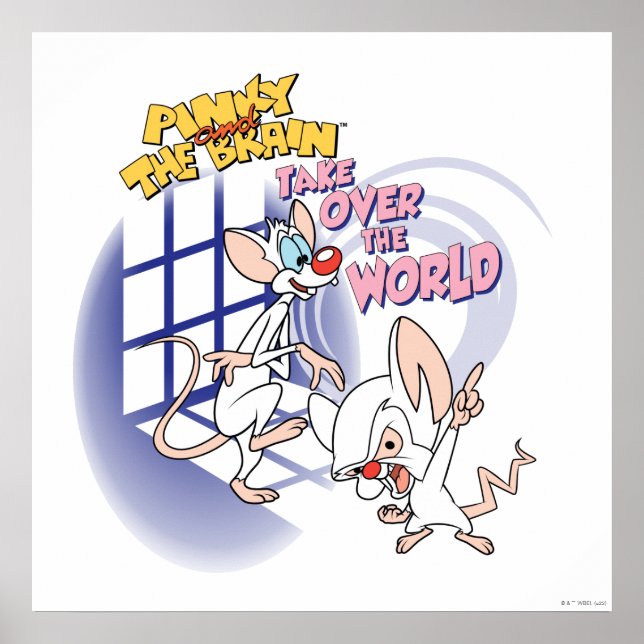 Animaniacs | Ta över världsgrafiken Poster (Framsidan)