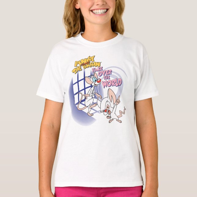Animaniacs | Ta över världsgrafiken T Shirt (Framsida)