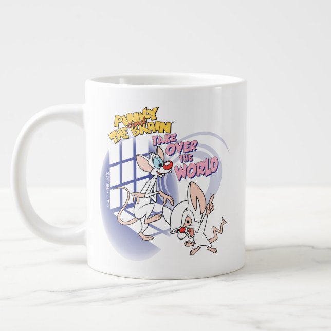 Animaniacs | Take Over The World Graphic Jumbo Mugg (Vänster)