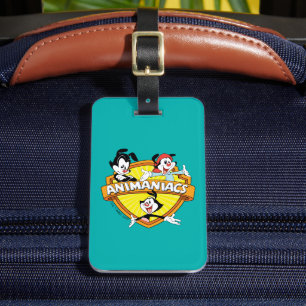 Animaniacs Warner Brothers & Sister WB Shield Bagagebricka