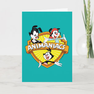 Animaniacs   Warner Brothers & Sister WB Shield Kort