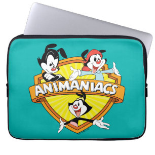 Animaniacs Warner Brothers & Sister WB Shield Laptop Fodral