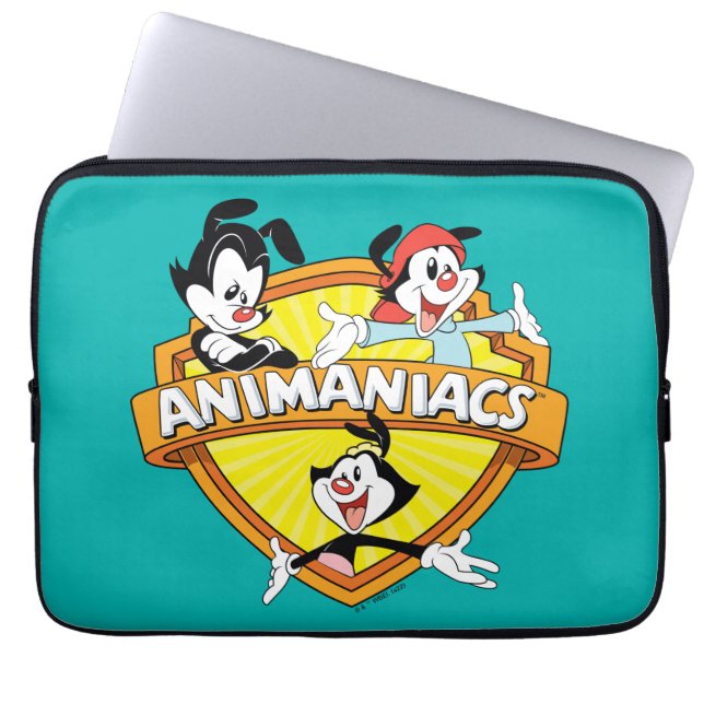 Animaniacs | Warner Brothers & Sister WB Shield Laptop Fodral (Framsidan)