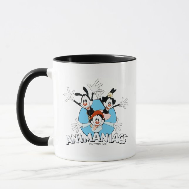 Animaniacs | Warner Siblings Arms Wide Graphic Mugg (Vänster)