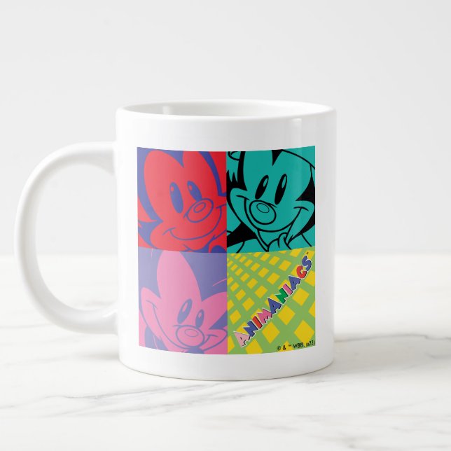 Animaniacs | Warner Siblings Pop Art Graphic Jumbo Mugg (Vänster)