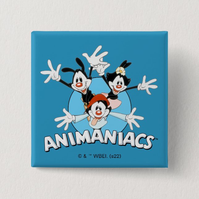 Animaniacs | Warner Syskon Arm Wide Graphic Knapp (Framsida)